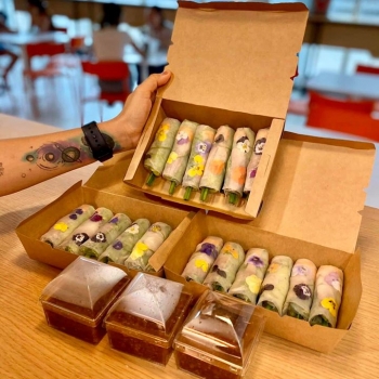 Hộp giấy đựng thức ăn vặt